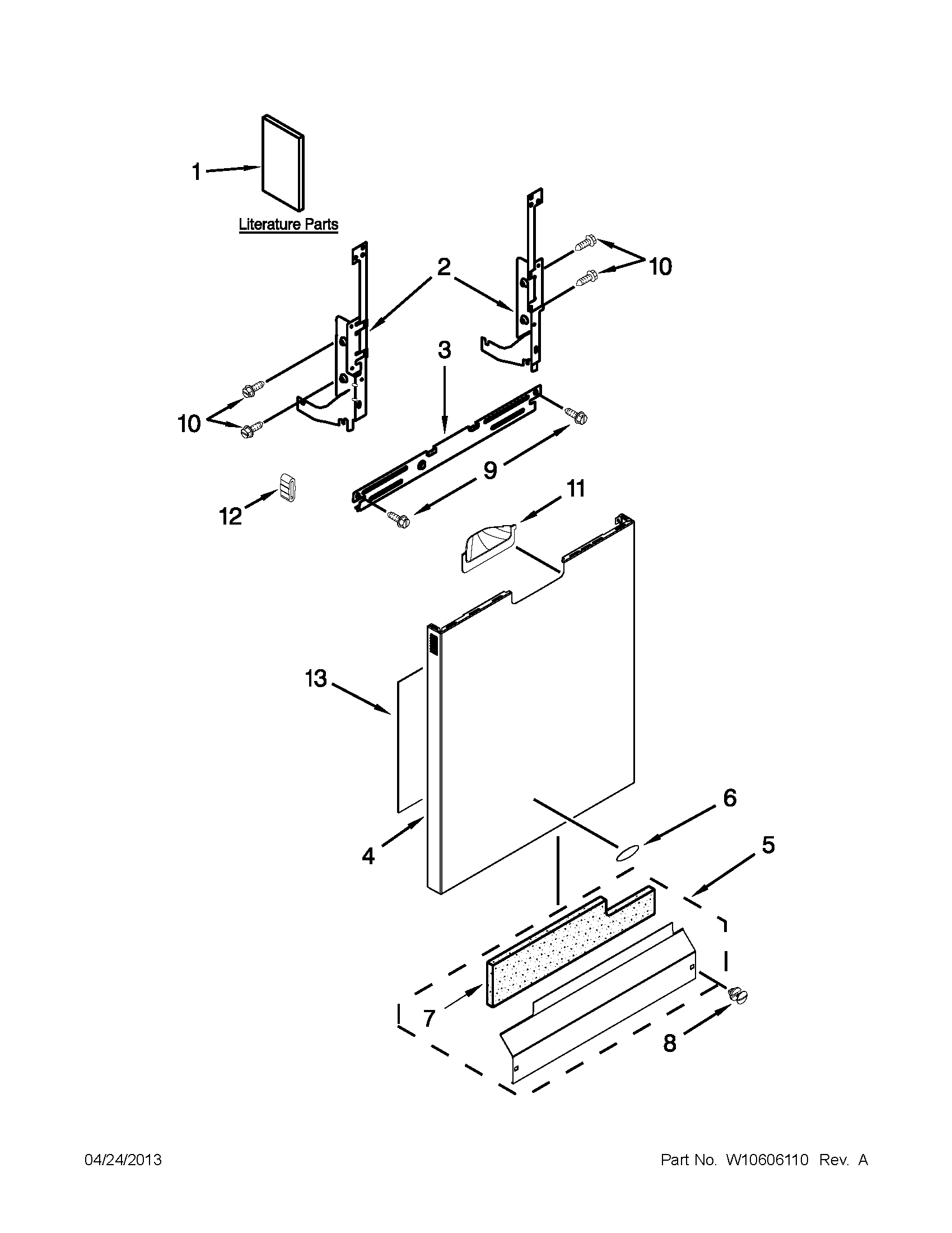 Door and panel parts