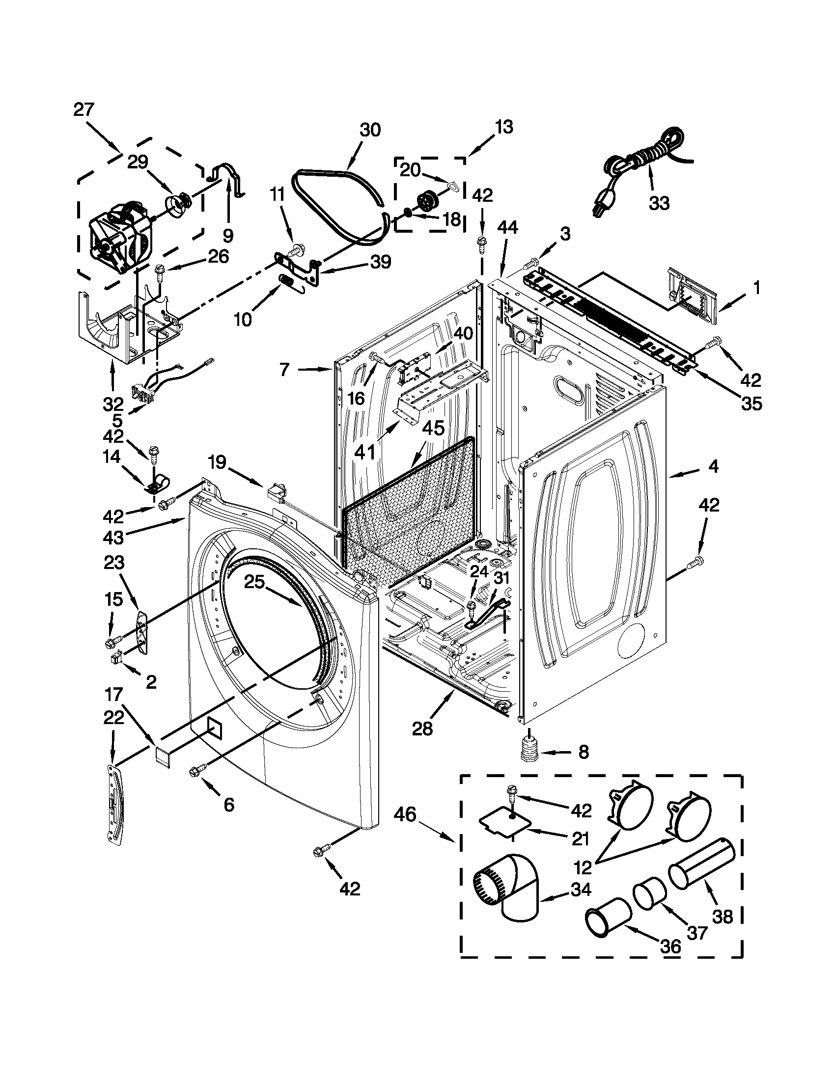 Cabinet parts