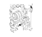 Whirlpool WGD80HEBC0 bulkhead parts diagram