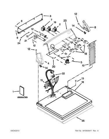 Top and console parts