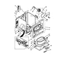 Whirlpool WGD4900XW3 cabinet parts diagram