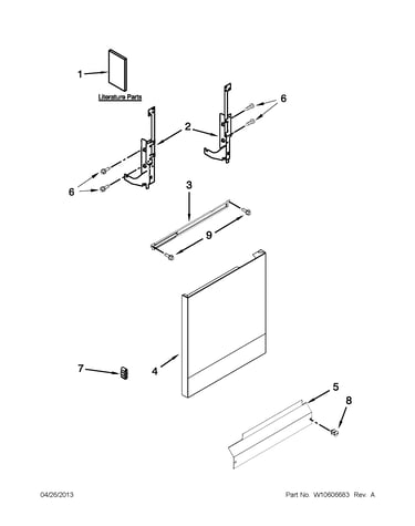 Door and panel parts
