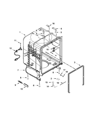 Tub and frame parts