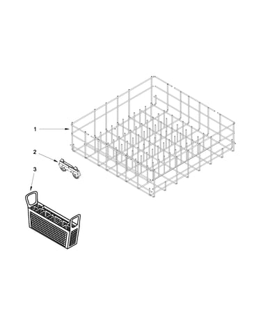 Lower rack parts