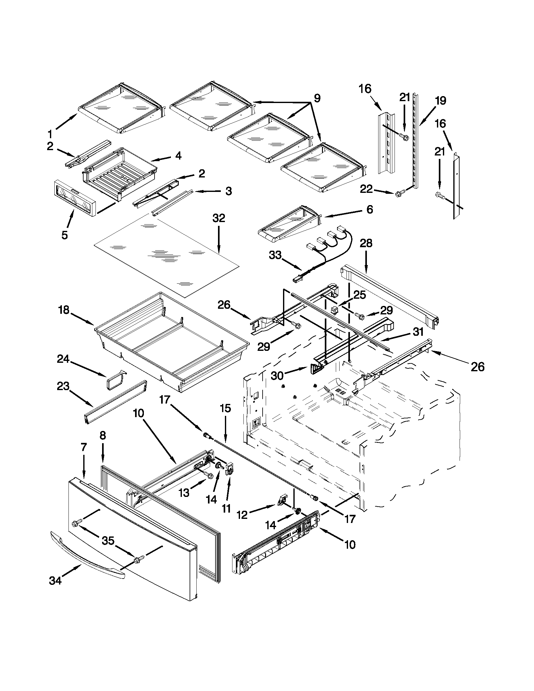 SHELF PARTS