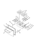 Freezer door parts