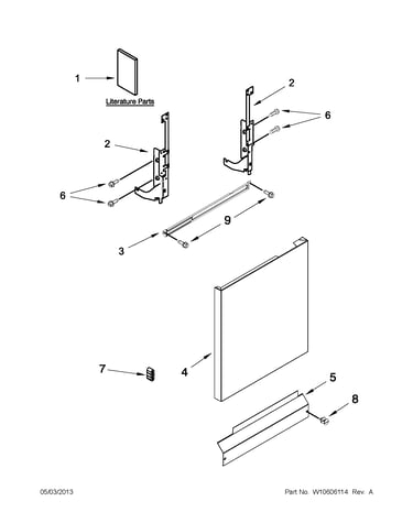 Door and panel parts