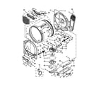 Maytag MEDB750YW2 bulkhead parts diagram