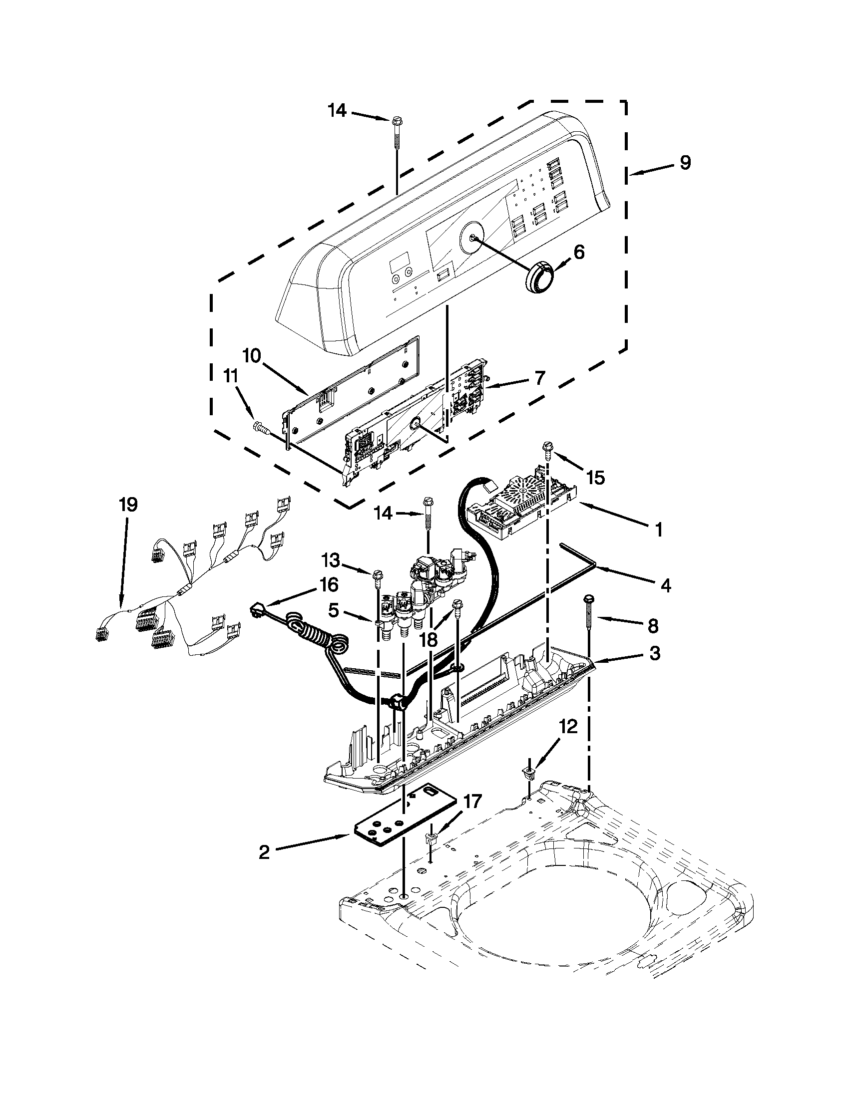 Control panel parts