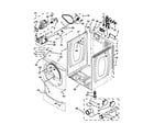 Whirlpool CED8990XW0 cabinet parts diagram