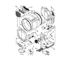 Whirlpool CED8990XW0 bulkhead parts diagram