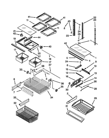Shelf parts