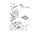 KitchenAid KUIO18NNXS2 evaporator, grid, and water parts diagram
