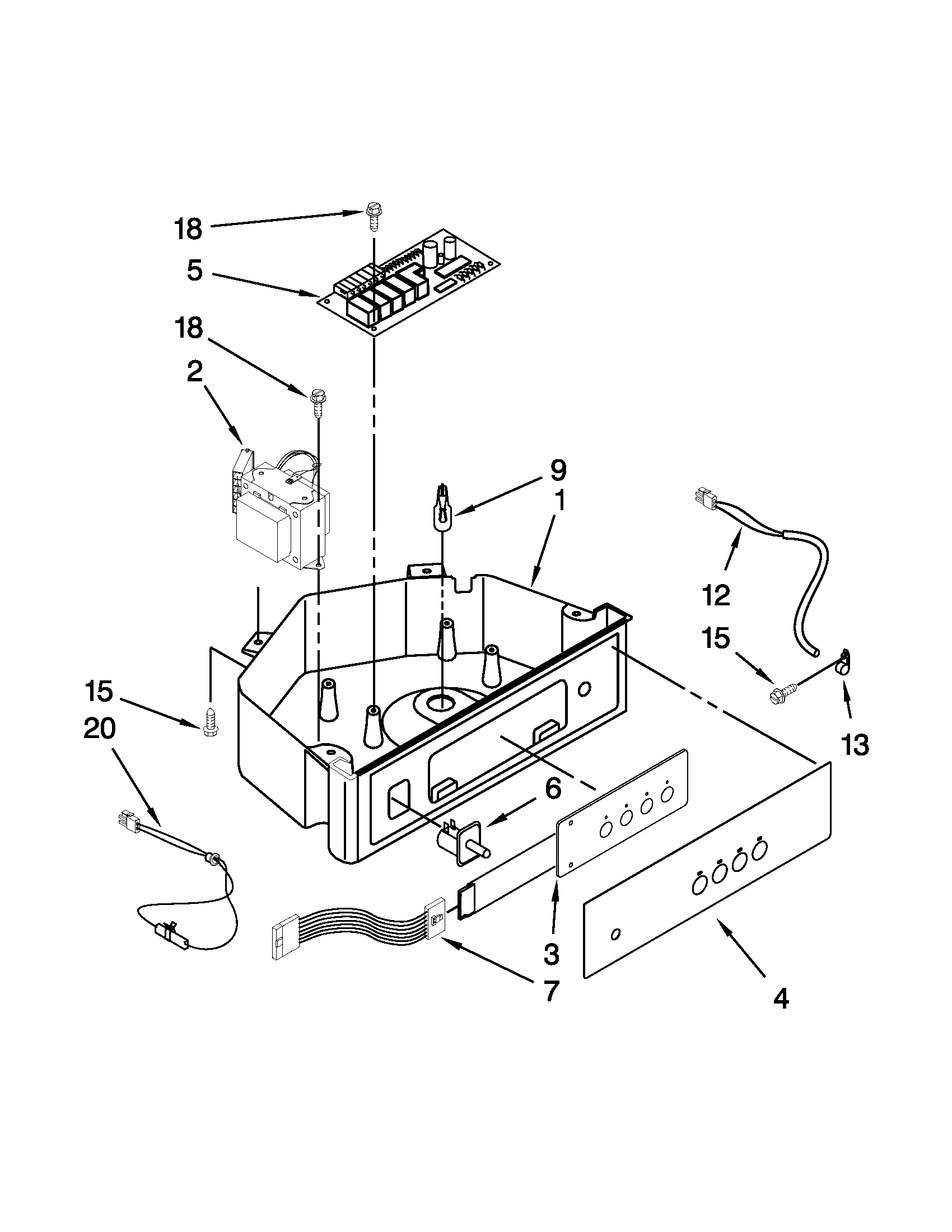 Control panel parts