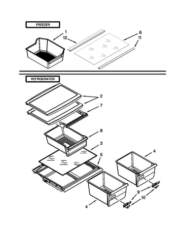 Shelf parts