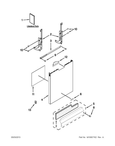 Door panel parts