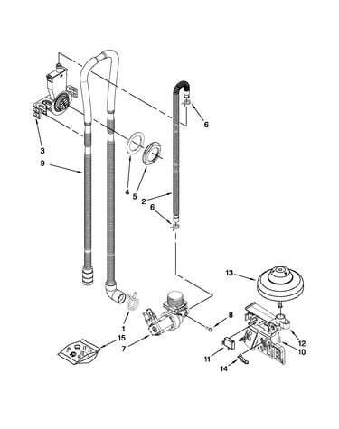 Fill, drain and overfill parts