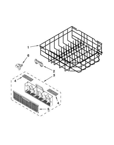 Lower rack parts