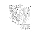 Whirlpool 7MWGD5700BC0 cabinet parts diagram
