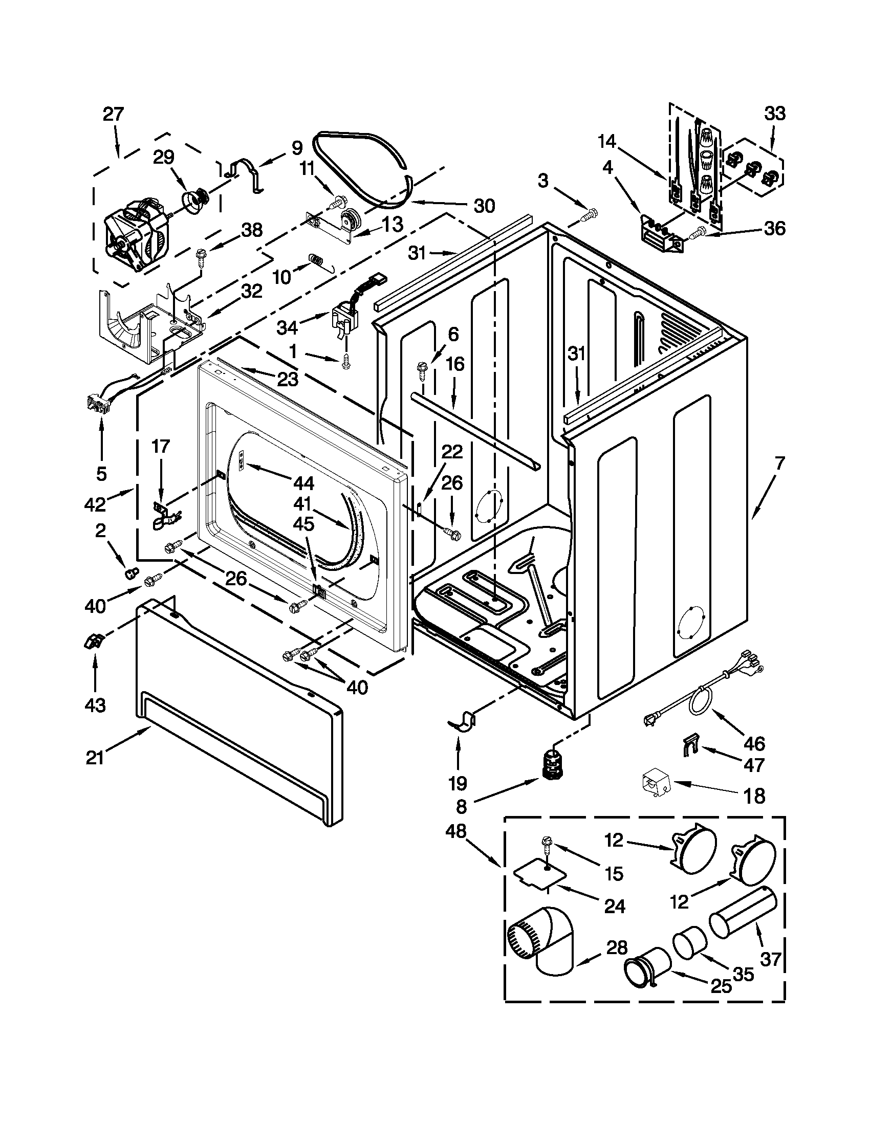Cabinet parts