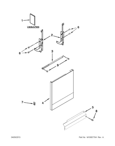 Door and panel parts