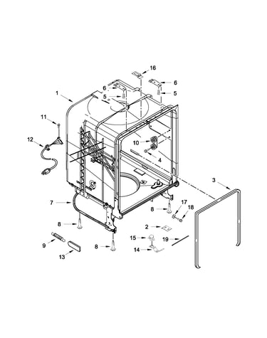Tub and frame parts