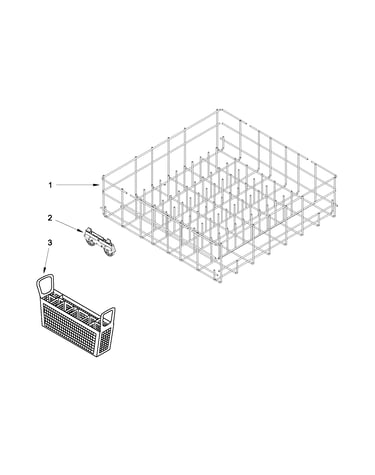 Lower rack parts