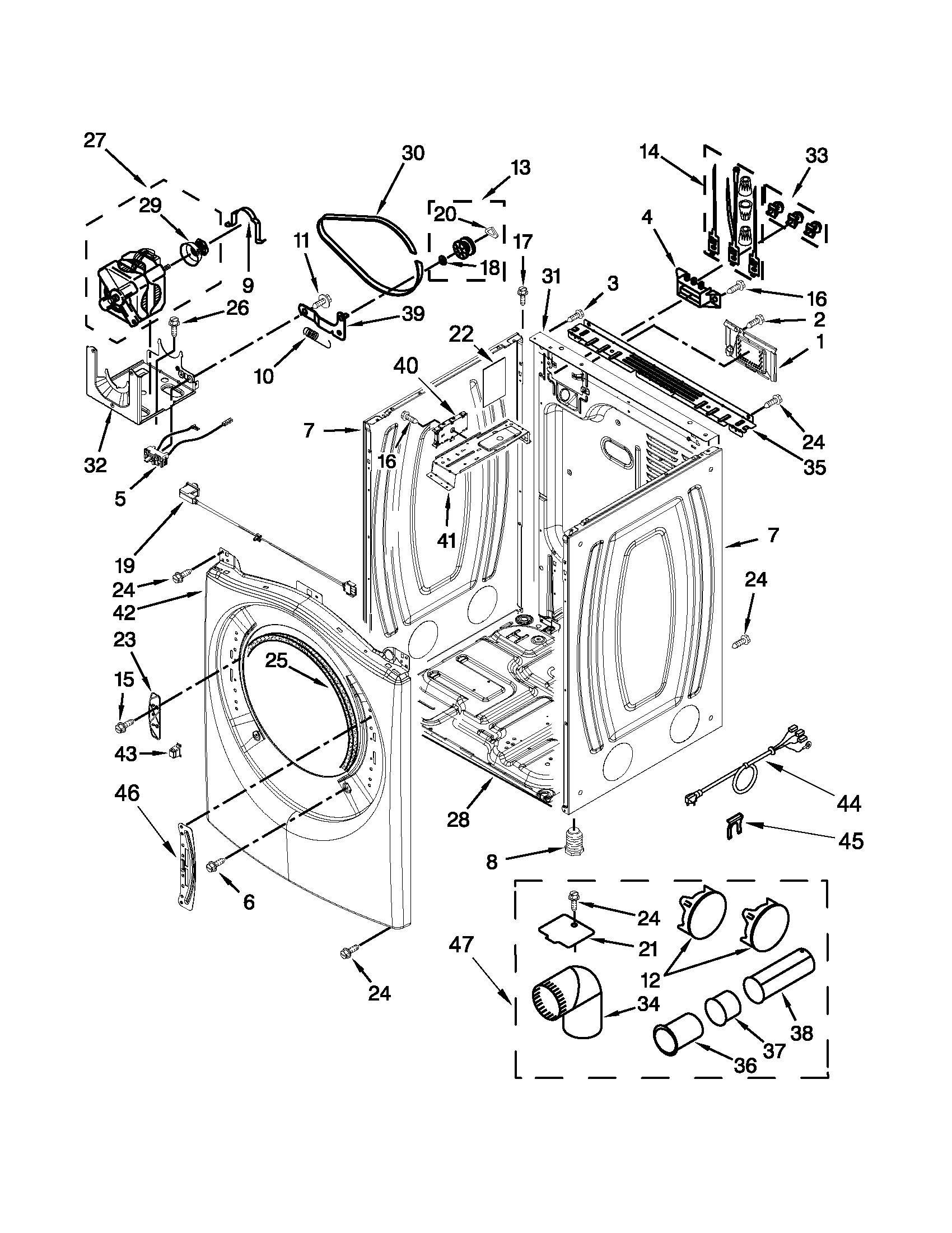 CABINET PARTS