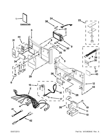 Control panel parts