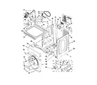 Maytag MLE20PDBYW2 dryer cabinet parts diagram