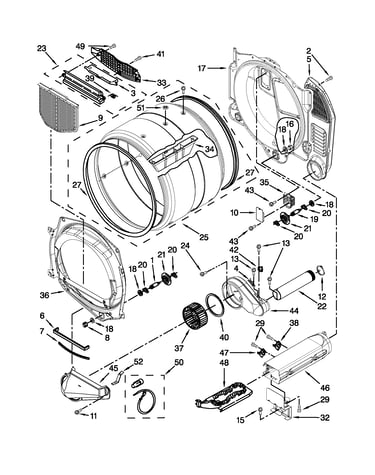 Bulkhead and blower parts