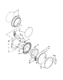 Washer door parts