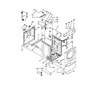 Maytag MLE20PDBYW2 washer cabinet parts diagram