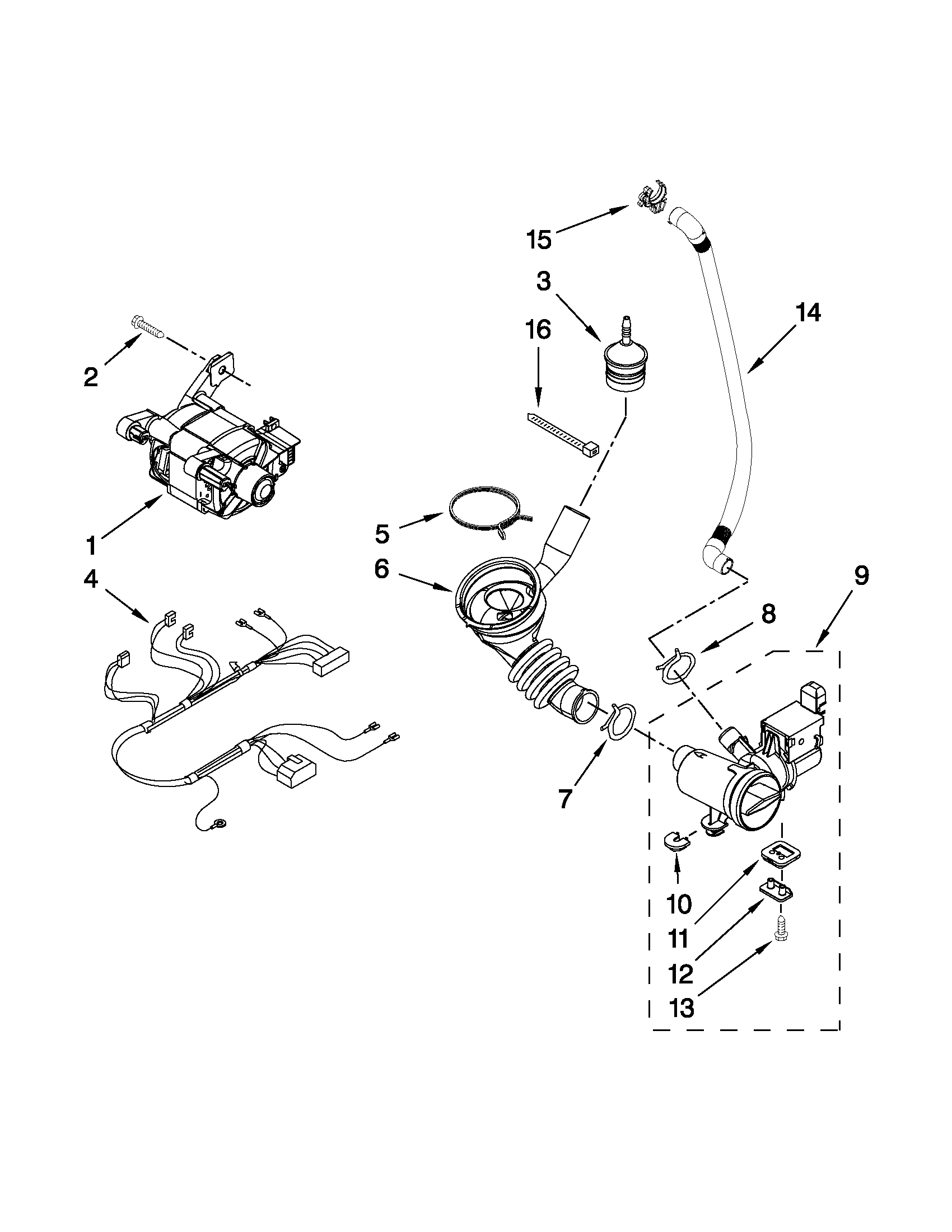 Pump and motor parts