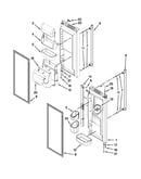 Refrigerator door parts
