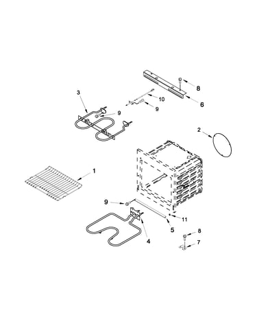 Internal oven parts