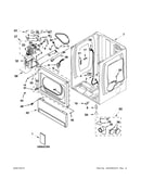 Lower cabinet and front panel parts