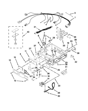 Control panel and separator parts