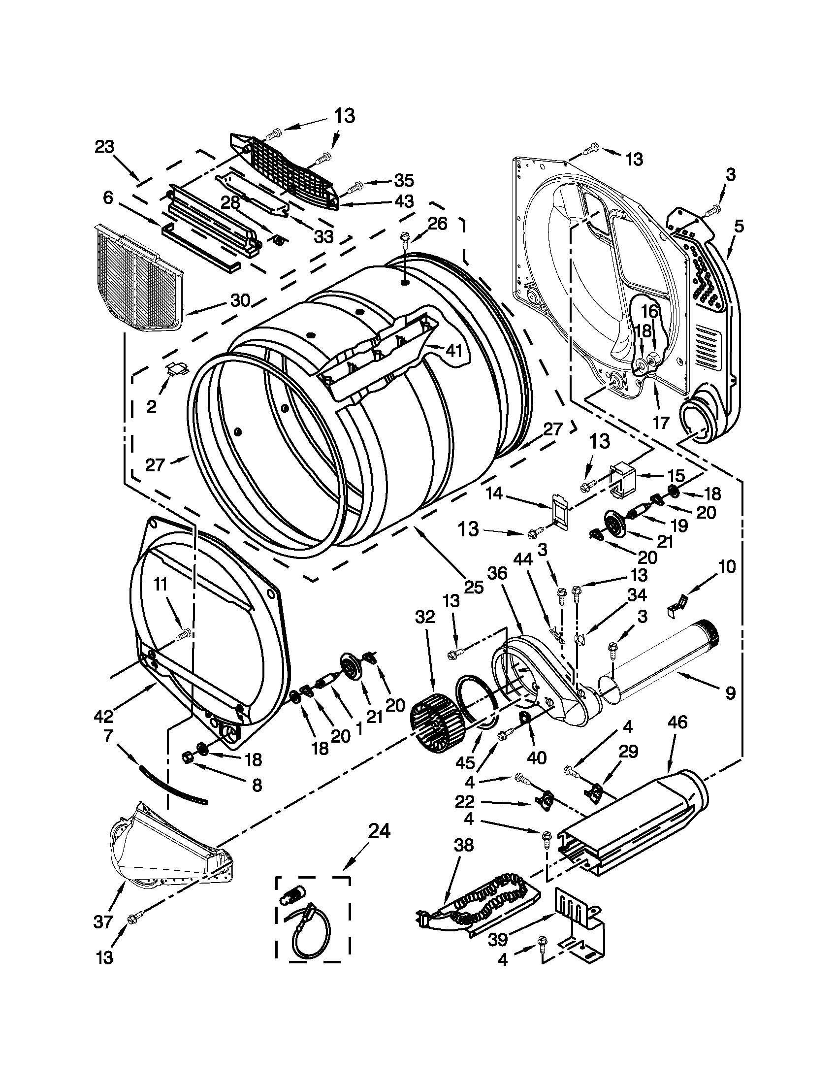 UPPER AND LOWER BULKHEAD PARTS