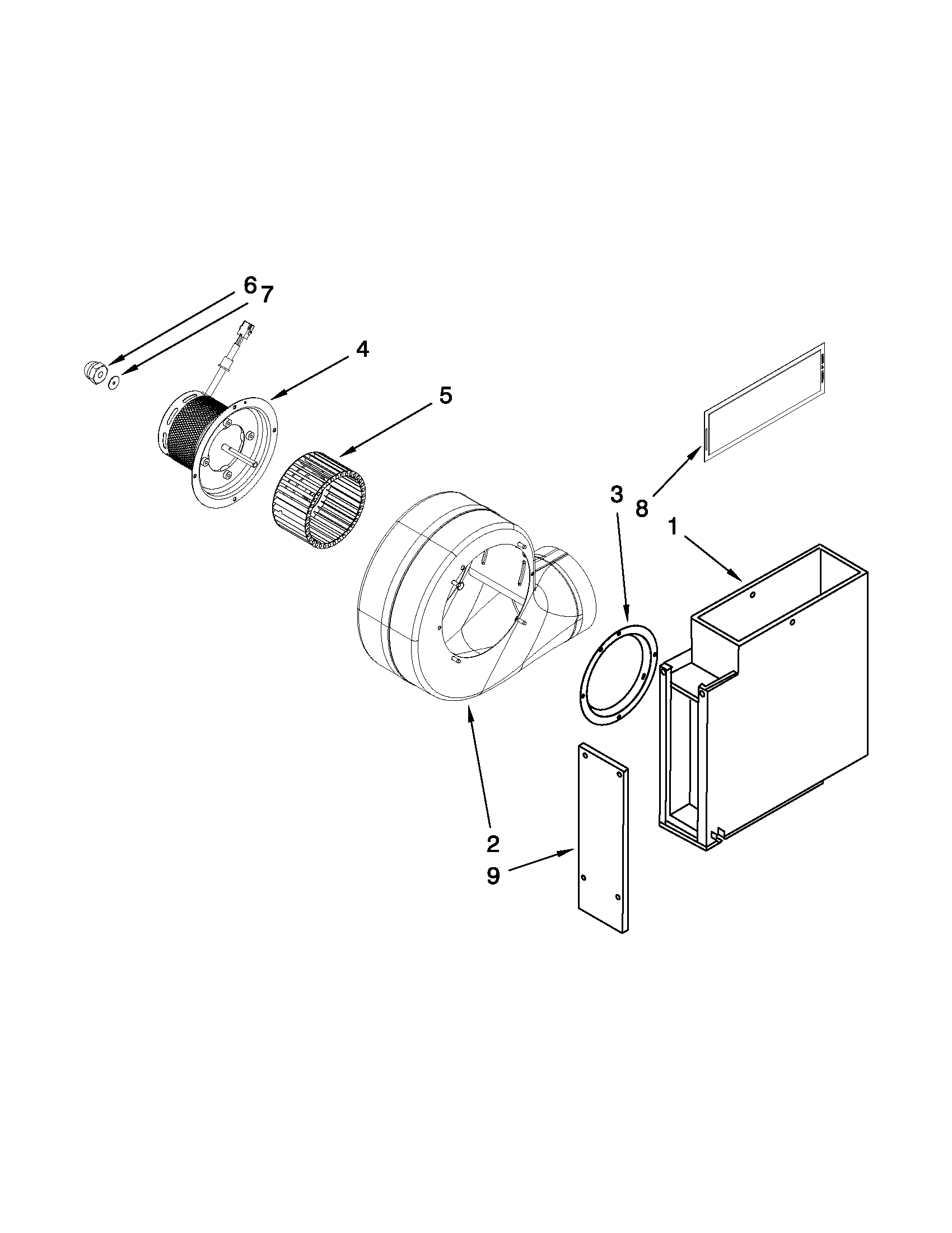 Blower unit parts