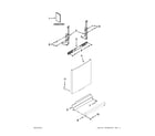 Maytag MDC4809PAW1 door and panel parts diagram