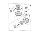 Maytag MDC4809PAW1 pump and motor parts diagram