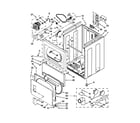 Maytag 4GMEDX500YW2 cabinet parts diagram