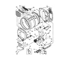 Maytag 4GMEDX500YW2 bulkhead parts diagram