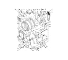 Maytag YMED4200BG0 bulkhead parts diagram