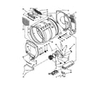 Whirlpool YQCEM2733BQ0 bulkhead parts diagram
