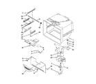 KitchenAid 5KRFX9000M00 freezer liner parts diagram