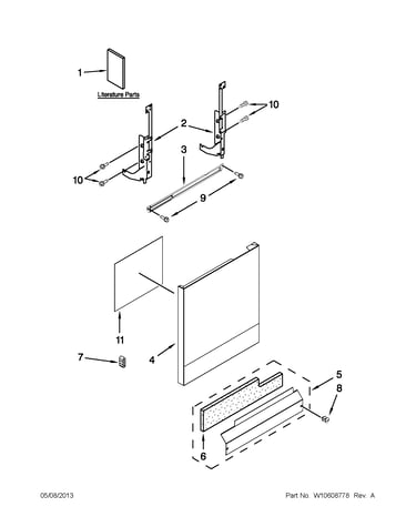 Door and panel parts