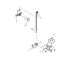 Whirlpool WDP350PAAW2 fill, drain and overfill parts diagram