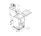 Whirlpool WDP350PAAW2 cabinet parts diagram